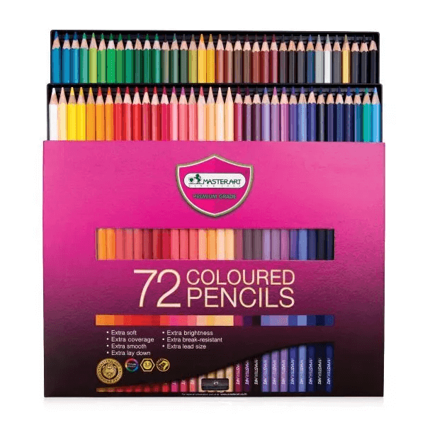 สีไม้หัวเดียว Master art 72 สี 8851907273200_0